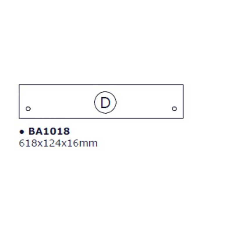 R BASE D X KIT SCARPIERA 5 RIBALTE 65X15X164 BIANCO 1307- 1,0 pz