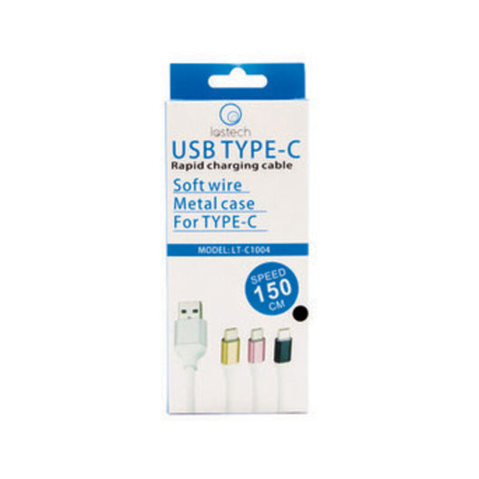 CAVO USB TYPE-C CARICA RAPIDA SOFT WIRE 150 CM- 1,0 pz