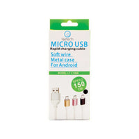 CAVO MICRO USB CARICA RAPIDA SOFT WIRE 150 CM- 1,0 pz