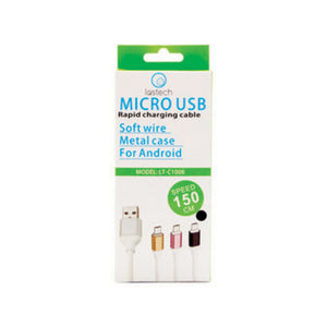 CAVO MICRO USB CARICA RAPIDA SOFT WIRE 150 CM- 1,0 pz