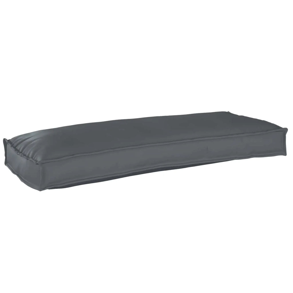 Cuscino Antracite 100 x 40 x 8 cm Tessuto Oxford 42001618