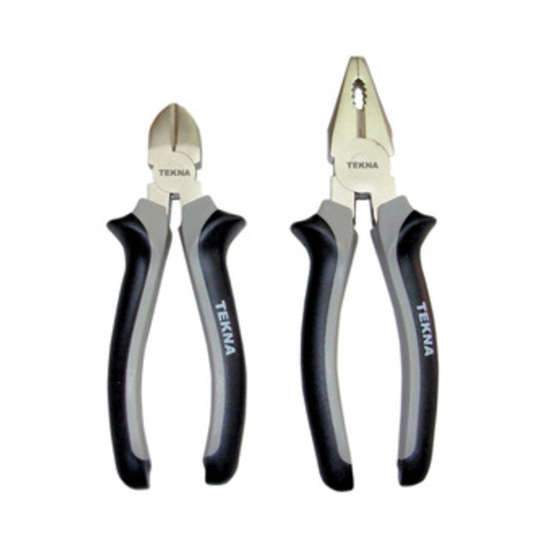 PINZE TEKNA PRO SET 2 PZ SATINATO*- CHINA T MAX 6044- 1,0 confezione