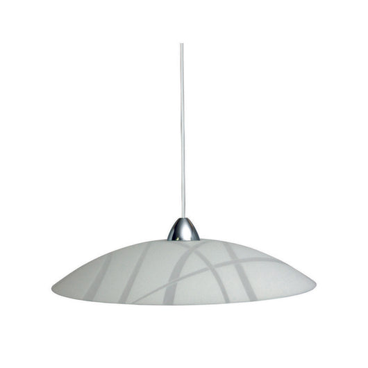 LAMPADA SOSP DARIO D 50 CM 1 LUCE E27 M BI-CR- 1,0 pz