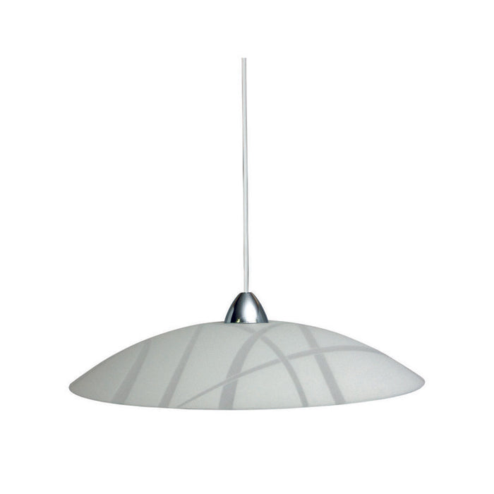 LAMPADA SOSP DARIO D 50 CM 1 LUCE E27 M BI-CR- 1,0 pz