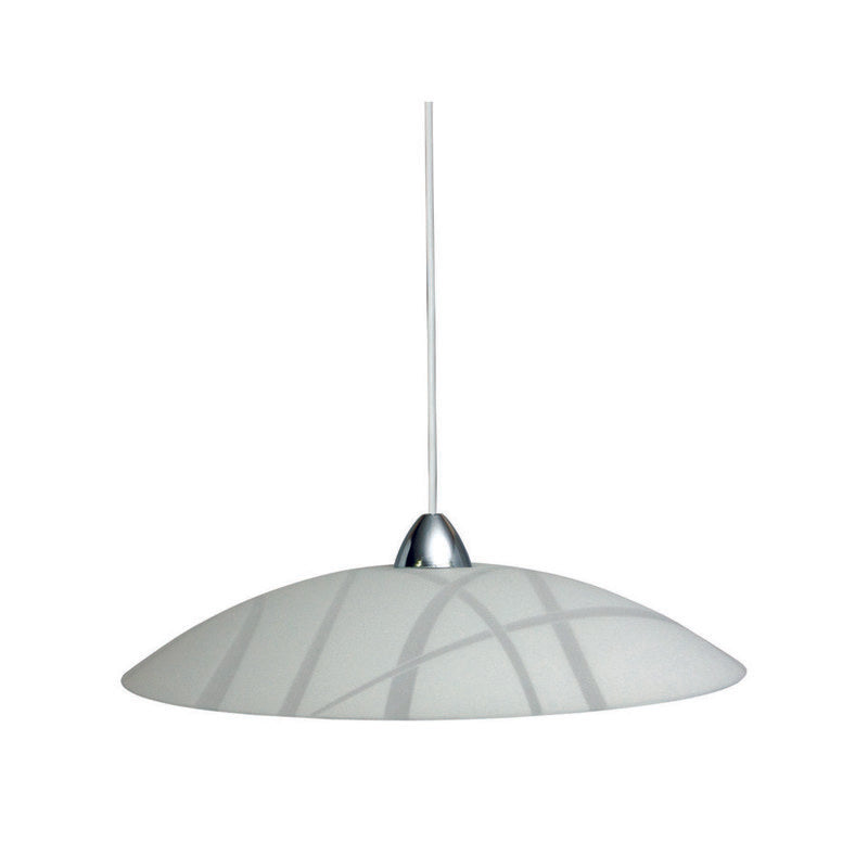 LAMPADA SOSP DARIO D 50 CM 1 LUCE E27 M BI-CR- 1,0 pz