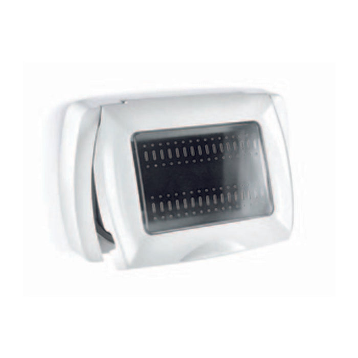 PLACCA LIFE BOX SYSTEM P/ESTERNO IP55 BIANCO 3P- ELETTROCANALI- 1,0 pz