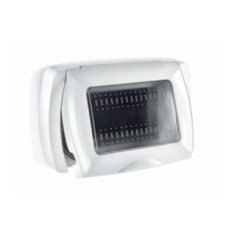 PLACCA LIFE BOX SYSTEM P/ESTERNO IP55 BIANCO 3P- ELETTROCANALI- 1,0 pz