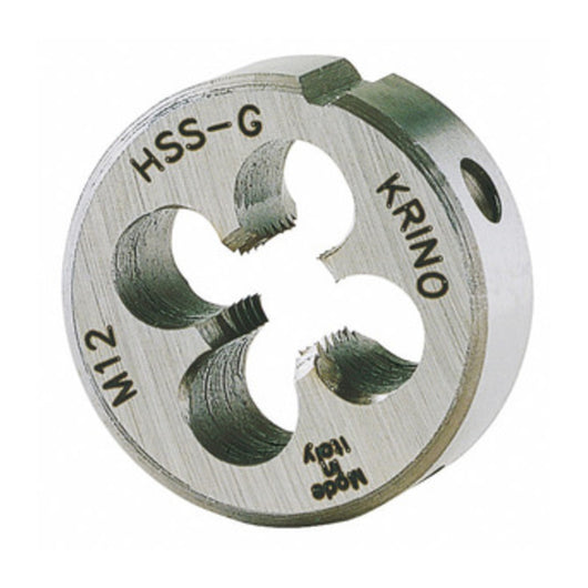 FILIERA TONDA HSS M 8 PASSO 1,25 D 25 MM- KRINO- 1,0 pz