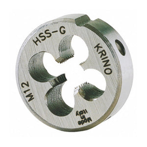 FILIERA TONDA HSS M12 PASSO 1,75 D 38 MM- KRINO- 1,0 pz
