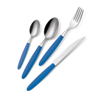 POSATE LIGHT BARATTOLO PZ.24 BLU 285 18/0- 1,0 confezione