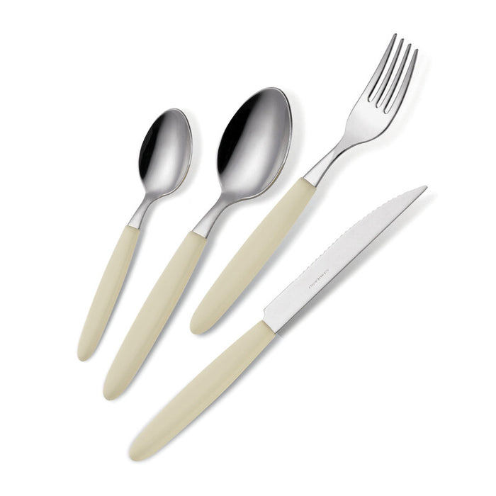 POSATE LIGHT BARATTOLO PZ.24 AVORIO 614 18/0- 1,0 confezione