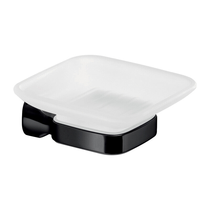 GEDY ST11    STELVIO PORTASAPONE NERO OPACO- 1,0 pz