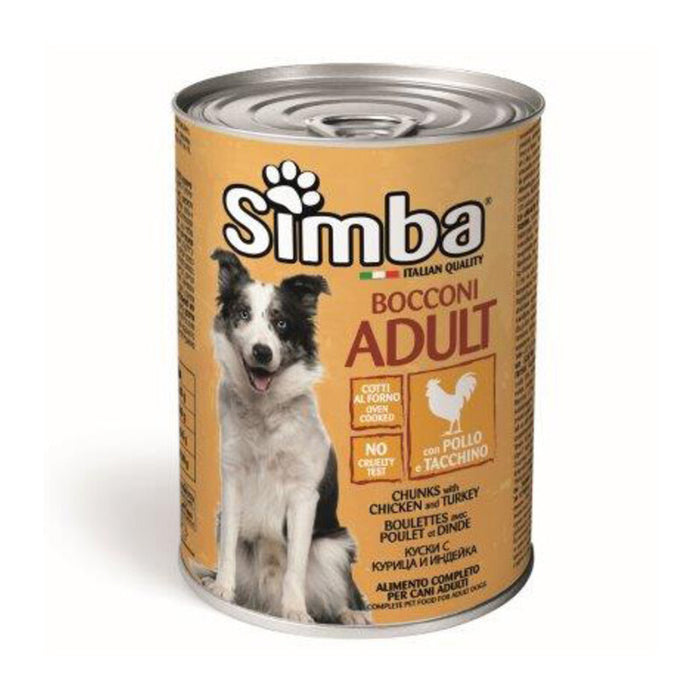 CIBO CANE MONGE SIMBA  415 G BOCCONC POL TACC- 24,0 pz