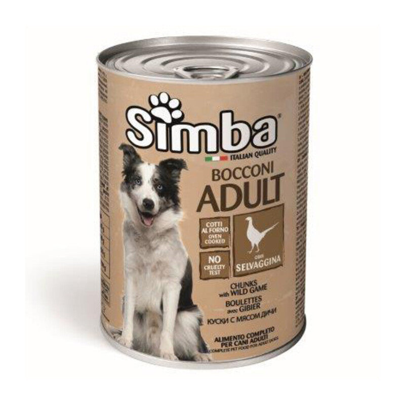 CIBO CANE MONGE SIMBA  415 G BOCCONC SELVAGG- 24,0 pz