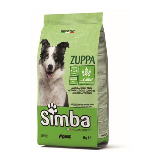 CIBO CANE MONGE SIMBA  4 KG ZUPPA CARNE E CEREALI- 1,0 pz