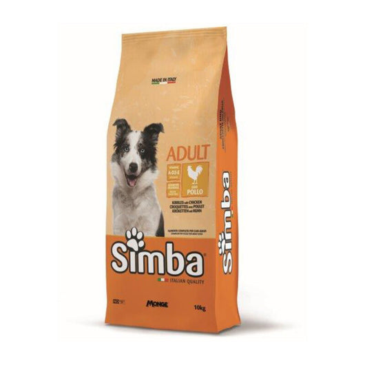 CROCCHETTA CANE MONGE SIMBA 10 KG ADULT POLLO- 1,0 pz