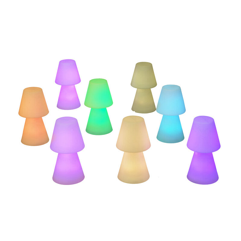 LAMPADA DA TAVOLO LOLA 20 RGB BATT RICARIC BIANCO- 1,0 pz