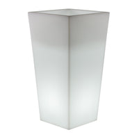 VASO SOLARE MELISA LED 30X30XH60 CM RGB C/TELECOM- 1,0 pz