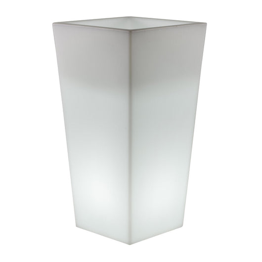VASO SOLARE MELISA LED 30X30XH60 CM RGB C/TELECOM- 1,0 pz