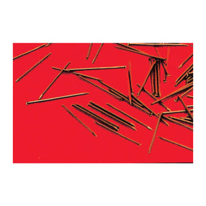 SC GRUPPINI ACCIAIO OTTONATO 1,5X25 MM  80 G*- CBD di BORGHETTI- 5,0 pz