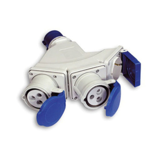 FME 73.122 ADATTATORE CEE 16A 3 PRESE 220V IP44- FANTON- 1,0 pz