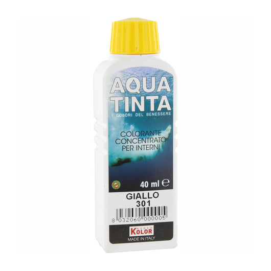 AQUATINTA PER INTERNI 40 ML GIALLO 301- 10,0 pz