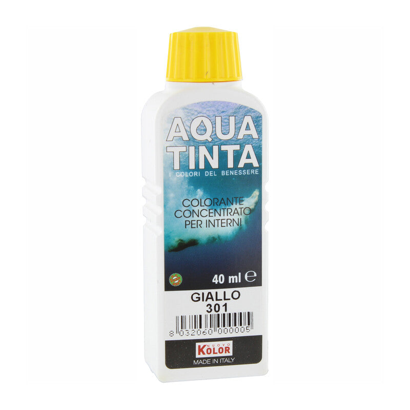 AQUATINTA PER INTERNI 40 ML GIALLO 301- 10,0 pz