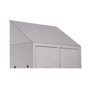 TETTO INCLINATO PER SPOGLIATOIO 2 POSTI 68,5X34 CM- 1,0 pz