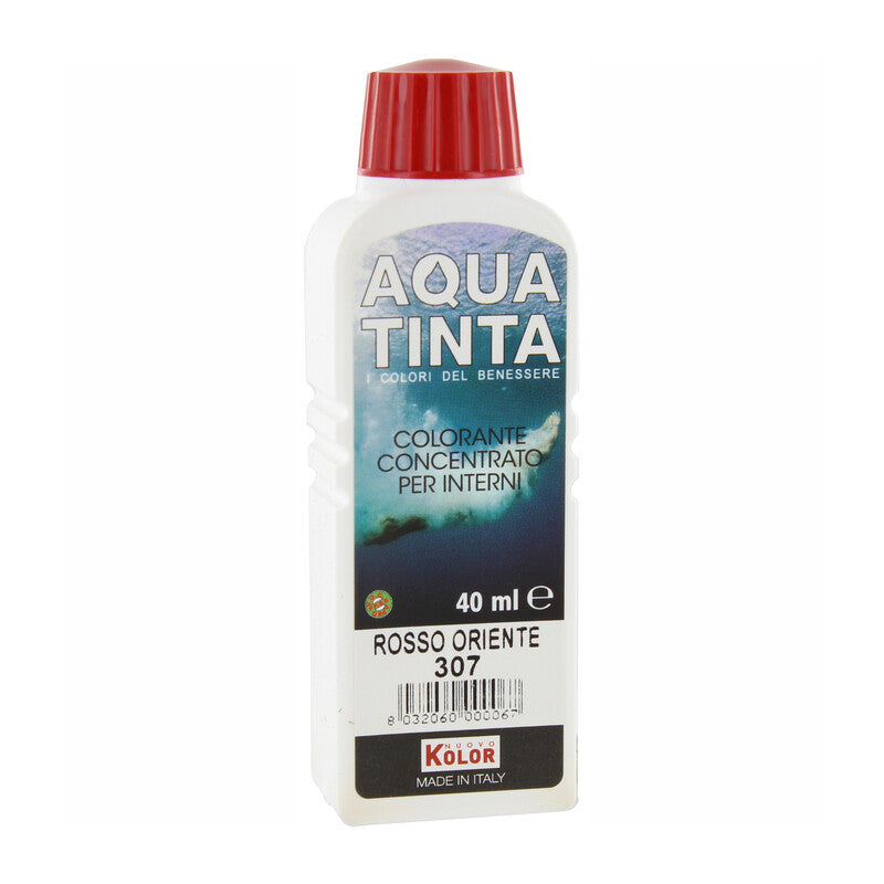 AQUATINTA PER INTERNI 40 ML ROSSO ORIENTE 307- 10,0 pz