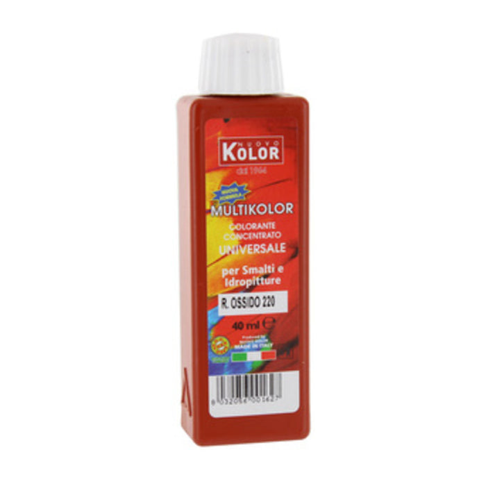 COLORANTE UNIVERSALE 40 ML ROSSO OSSIDO 220RL- 12,0 pz