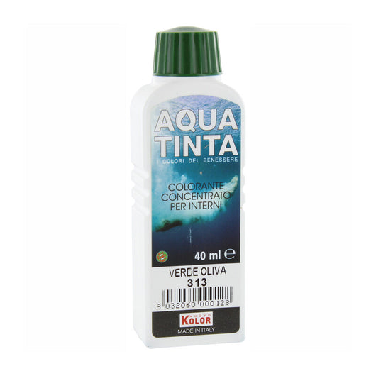 AQUATINTA PER INTERNI 40 ML VERDE OLIVA 313- 10,0 pz
