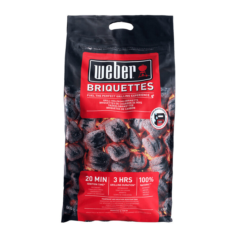 WEBER BRICCHETTI CARBONE DA 8 KG- 1,0 pz