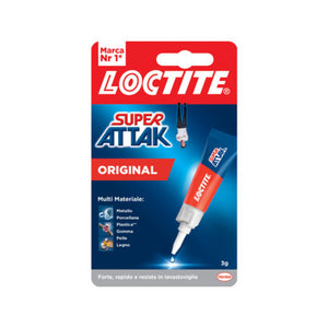 ADESIVO SUPER ATTAK ORIGINAL  3 G- HENKEL ITALIA- 24,0 pz