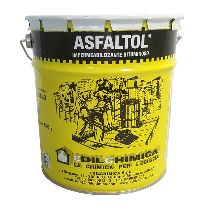 ASFALTO A FREDDO ASFALTOL DA 6,0 KG IMPERMEABILIZ- 2,0 pz