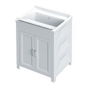 KIT LAVATOIO RESINA ANTIACIDO 60X50 CM BIANCO- 1,0 pz