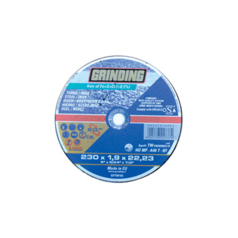 GRINDING DISCO FERRO 230X1,9 HDMF- SAINT GOBAIN ABRASIVI- 5,0 pz
