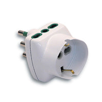 FME 87.240 BL ADATTATATORE 16A 2P+T 2 BIPAS SCHUKO- FANTON- 1,0 pz