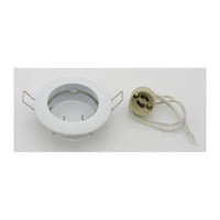 FARETTO INCASSO ORIENTAB P/LED GU10 BIANCO- 10,0 pz