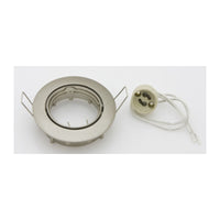 FARETTO INCASSO ORIENTAB P/LED GU10 NIKEL SAT- 10,0 pz