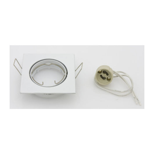 FARETTO QUADRATO INCAS ORIENTAB LED GU10 BIANCO- 10,0 pz