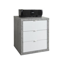 PRATICO CASSETTIERA 45,2X55XH65,5 CM CEMENTO- COMPOSAD- 1,0 pz