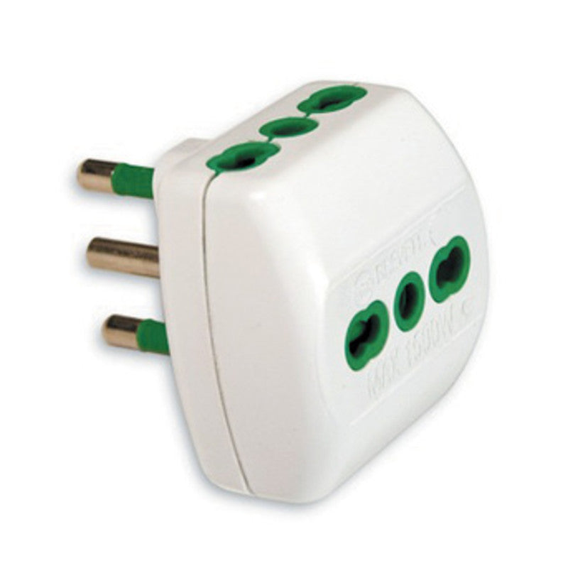 FME 87.180 BL ADATTATATORE 16A 2P+T 3 BIPASSO- FANTON- 1,0 pz