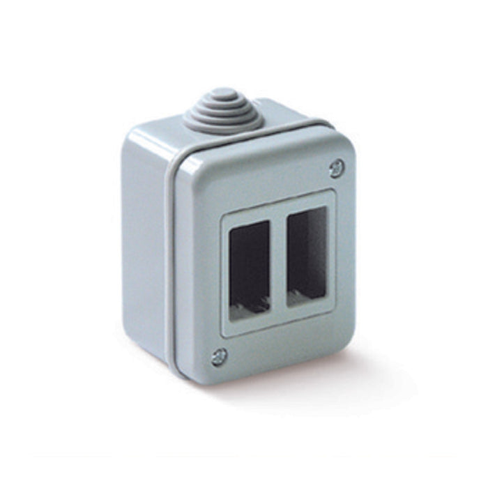 CASSETTA TONDO DA PARETE P/INTERNO 2P IP40- 1,0 pz