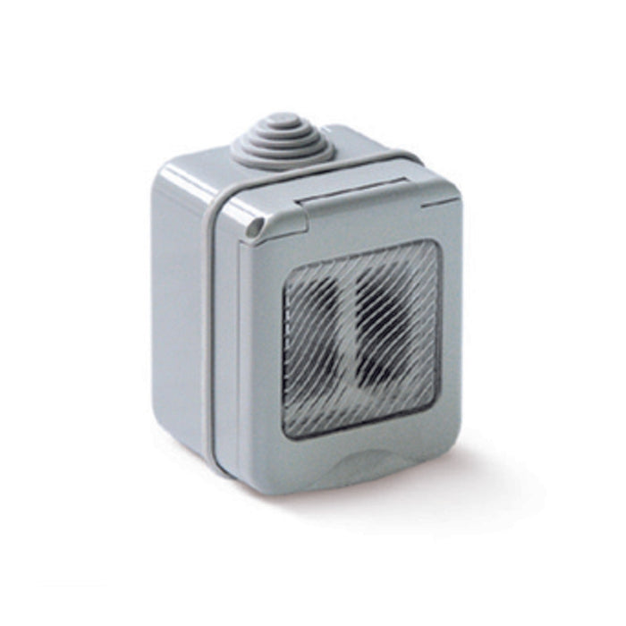 CASSETTA TONDO DA PARETE P/ESTERNO 2P IP55- 1,0 pz