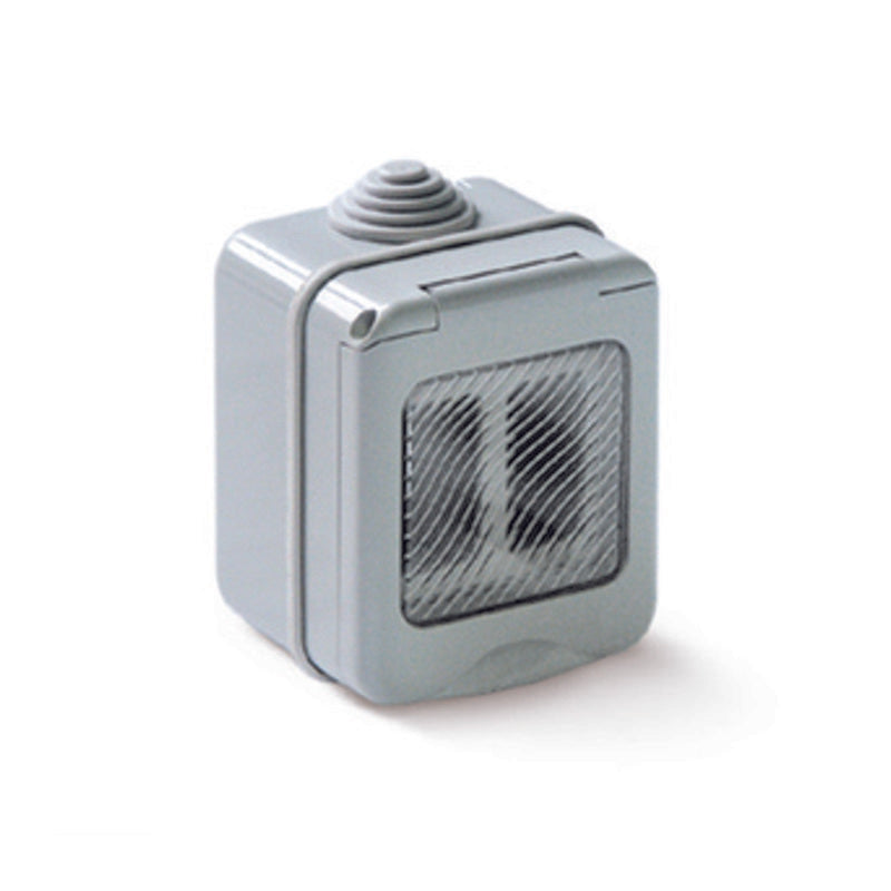CASSETTA TONDO DA PARETE P/ESTERNO 2P IP55- 1,0 pz