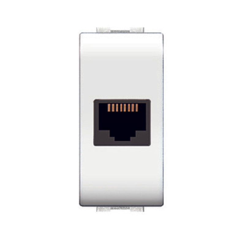 LIFE 4084 WH PRESA TELEFONICA RJ11 PLUG 6/4A BIANCO- ELETTROCANALI- 12,0 pz