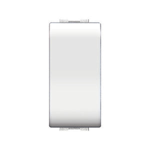 LIFE 4090 WH COPRITASTO SINGOLO BIANCO- ELETTROCANALI- 50,0 pz