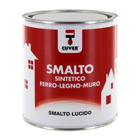 SMALTO CUVER 0,750 L ROSSO FUOCO      N.27- COLORIFICIO I.CO.RI.P.- 6,0 pz