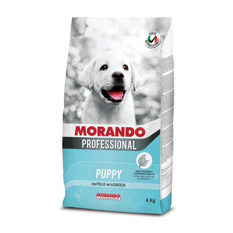 CIBO CANE MORANDO  4 KG PUPPY POLLO- 1,0 pz