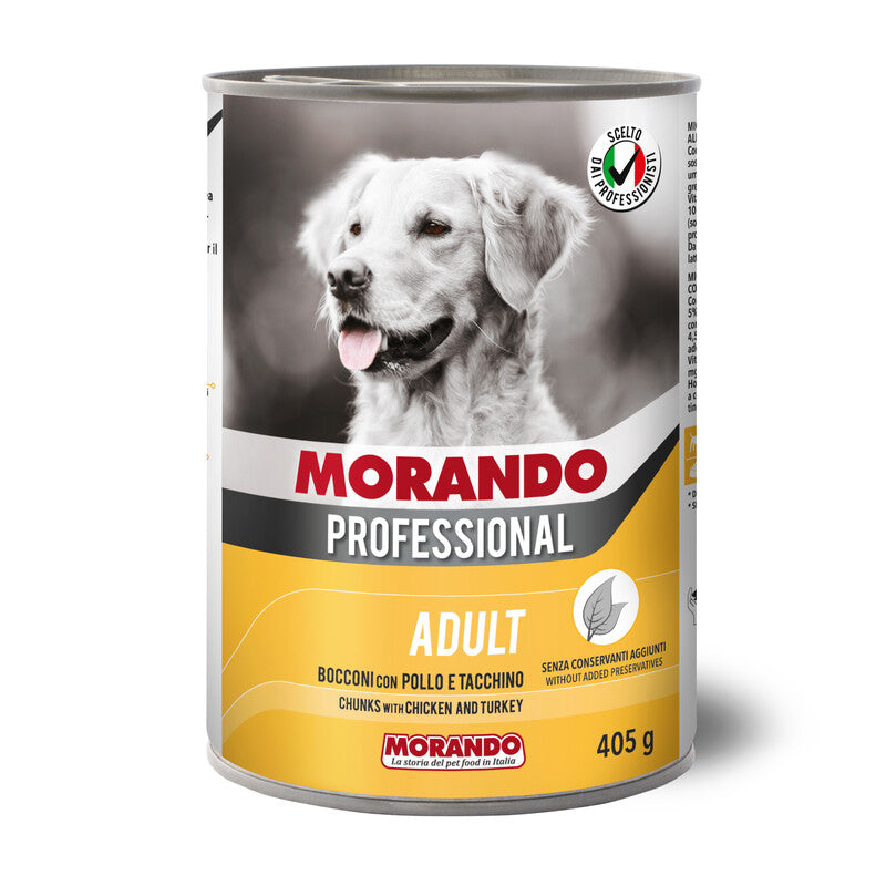 CIBO CANE MORANDO LATT  405 G BOCCONI POL TACCH- 24,0 pz